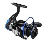 Carrete Spinning Carrete Giratorio Sin Marco Carretes Giratorios con Cabeza Metal Líneas Pesca Caña ISO Equipo Rueda Giratoria Carrete De Pesca(1000)