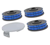 Carrete y cubierta de repuesto for Ryobi RLT4027 RLT4125 RLT5027 RLT5127 RLT6030 RLT6130 Accesorios de hilo for cortadora de césped(3+1)