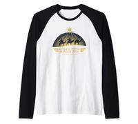 Carretera a la Zona del Pesebre Reyes Magos Próxima Parada Puerto Rico Camiseta Manga Raglan