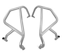 Carretera Barras Choque para CFMOTO 450 MT 2024 Marco De Parachoques Motocicleta Barra Antichoque Kit Protección Anticaídas Cubierta Protectora del Motor Barras(Silver-Upper)