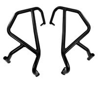 Carretera Barras Choque para CFMOTO 450MT 2024 Protector De Motor Motocicleta Barra Choque Carretera Protección Marco Parachoques Accesorios Barras(Upper(Black))