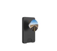 Carretera del Desierto Largo Recto Camino Vasta Vista del Paisaje PopSockets PopWallet para MagSafe