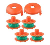 Carretes de alambre para cortacésped y cubiertas de cabezal de césped para modelos compatibles 05367 20 y 05328 20, compatible con el cuidado del césped residencial y comercial