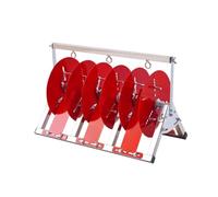 Carretes De Cable Plegables, Comercial Industrial Portacarretes De Alambre, Estante De Acero Dispensador Portátil Para Cables De 0 A 6 Mm²(50x28x34cm)