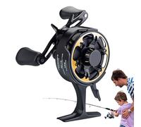 - Carretes de , carretes de Baitcasting | Carrete liso con 3+1 rodamientos para pescar, relación de transmisión 2,5:1, suave y potente carrete de aguas profundas con carcasa metálica