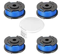 Carretes de Corte de Cuerda para RYOBI One+, 4 Piezas de Nailon recortador de Cuerda de Repuesto para Accesorios de jardín Reflex para cortadora de Cuerda de 18 V, 24 V, 40 V, RY40204, RY40220 | Bobina de repuesto de hilo de nailon para desbrozadora de alimentación automática para Ryobi 18 V, 24 V, 40 V