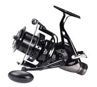 Carretes de fundición para Pesca,Carrete de pesca Spincast, Carrete giratorio de doble freno y trasero, Artículos de pesca para hombres, carretes de pesca de señuelo, equipo de, durabilidad amarga