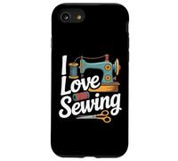 Carretes de hilo para máquina de coser I Love Sewing Carcasa para iPhone SE (2020) / 7 / 8