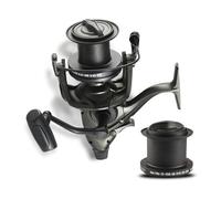 Carretes de pesca giratorios de arrastre de 39 libras con carrete de repuesto, relación de engranaje 4.6:1, carretes giratorios de agua salada, accesorios de pesca, agua salada marina