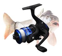 Carretes de pesca, miniunidad compacta de transmisión de cable de aitcasting, carrete de pesca para pesca de spinning, para pesca de surf, baitcasting y pesca de bagre, tipo de pez, bajo, trucha, para