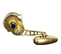 Carretes De Pesca Surfcasting Carrete Aleación Metal con Alarma Pesca Curricán Arrastre Máximo 35kg 11BB(Gold Right Hand,2000)