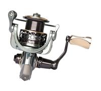 Carretes De Pesca Surfcasting Carrete Pesca Giratorio Arrastre Carbono Máximo 6KG para Carpa Agua Salada(1000,Jaguar)