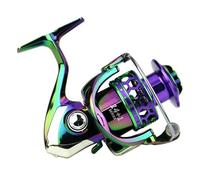 Carretes de pescado, Spin Reel Saltwater, Smooth Gear Ratio Wheel, Bait Casting Spinner for Adventures, Inshore Fishing, Catfish, Catfishing, Trout, Bass, Lightweight and Sturdy