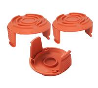 Carretes de recambio compatibles con Worx WG180 WG163 WG175 3 unidades de tapones de bobina para cortacésped tapones de repuesto para desbrozadora accesorios de jardín