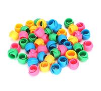Carretes Huggers Clips Saver Huggers Soportes Fijos Organizador Clip Fijo Bobina Anillo Evitar Rosca Cabeza 48 Piezas Bobina de Costura de Silicona Bobinas