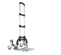 Carretilla Camión for Subir escaleras, Remolque doméstico, Carrito Plegable, Tirar de mercancías for Comprar Verduras, Equipaje, Compras, Coche con Palanca Trabajo Pesado