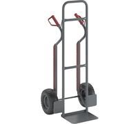 Carretilla de acero para sacos eurokraft basic, con listones de deslizamiento, carga máx. 150 kg