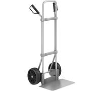 eurokraft pro Carretilla de aluminio para sacos, A x P de la pala 450 x 350 mm, aluminio, cubiertas de PU
