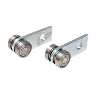 Carretilla de carburador multiusos 2 kits de ruedas para cortinas puerta de actividad fábrica equipo de automatización disco deslizante