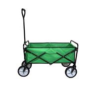 Carretilla de Jardín MonsterShop Plegable 120 kg Funda Impermeable y Guantes
