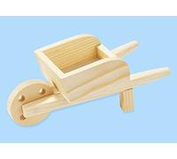 Carretilla de madera aprox. 12 x 5 x 5,5 cm