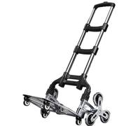 Carretilla de Mano Carretilla elevadora doméstica Plegable con Ruedas for Subir escaleras y Transportar mercancías