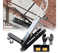 Carretilla De Mano EléCtrica con Mango TelescóPico Multifuncional Sube Escaleras Electrico Capacidad De Carga (400 Kg) Motor Sin Escobillas De 1200 W BateríA De 48 V/36 Ah,03