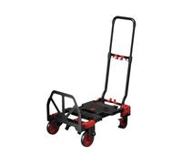 Carretilla de mano plegable duradera, plataforma de transporte portátil con ruedas, carrito multifuncional para mover y transportar mercancías fácilmente en casa o en el trabajo.