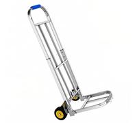 Carretilla de mano plegable resistente y carrito de equipaje - Carretilla versátil y carrito de la compra para el hogar, camping y transporte