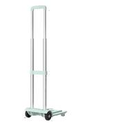 Carretilla de Mano portátil y Ligera para Equipaje, Carrito utilitario Ajustable de 4 Ruedas de Aluminio, Carrito de Compras Plegable, Carrito para Subir escaleras, Carri