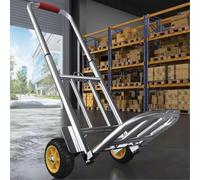 Carretilla De Mano Y Carrito Para Equipaje Plegable Y Resistente, | Carro Portátil Versátil para Compras, Viajes, Acampada Y Uso Doméstico Fácil De Guardar