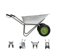 Carretilla de Mano Zweiradkarre 2- Rueda A Stahllwanne 150l 150kg
