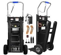 Carretilla Electrica Sube Escaleras, Carretilla Eléctrica para Subir Escaleras con Carga De 400 Kg De 1200 W Eléctrica Portátil Mover Muebles Equipos Pesados Materiales