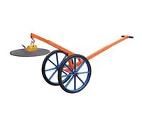 Carretilla Elevadora Ajustable de Acero for Tapas de Alcantarilla con Ruedas Todoterreno de 16"/23.5"/27.5", Elevador Magnético, Gancho Giratorio y Agarre Antideslizante(70cm/27.5in)