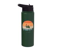 Carretilla elevadora | Carretilla elevadora voladora | Retro Fork-Lift Truck Stainless Steel Insulated Water Bottle