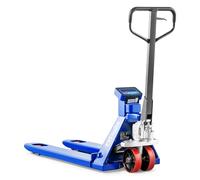 Carretilla elevadora con báscula | 0,5 kg Pasos | 2 t / 2500 kg Capacidad de Carga | 1150 mm | Ruedas de PU