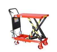 Carretilla elevadora de mano móvil Mini carretilla elevadora hidráulica mesa elevadora compacta para fácil transporte y carga, ideal para almacenes y talleres