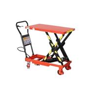 Carretilla elevadora doméstica Plataforma Elevadora Hidráulica Manual, Móvil Pequeña, Tipo Tijera Mesas Elevadoras(Pequeño)