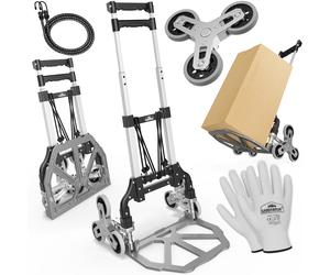Carretilla elevadora plata/negro 80kg regulable en altura