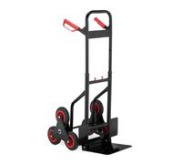 Carretilla escaleras carro de transporte trolley plegable 6 ruedas 14,9 kg