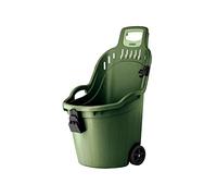 Carretilla HELPY CART verde con ruedas 59,5 x 53 x 88,5 cm de altura robusta invisible
