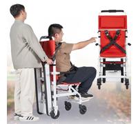 Carretilla Mano Escaladora EléCtrica Silla salvaescaleras para personas mayores, salvaescaleras eléctricos, silla de ruedas con orugas para subir escaleras, silla salvaescaleras portátil ple