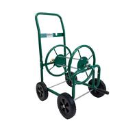 Carretilla para Manguera Soporte Tambor Portamanguera Acero 3/4" 50M de Jardín