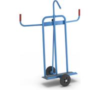 Carretilla para planchas eurokraft pro, cubiertas de caucho macizo con rodamiento de rodillos