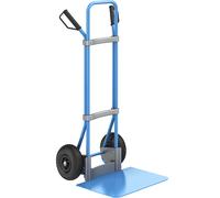 eurokraft pro Carretilla para sacos, azul, A x P de la pala 450 x 500 mm, azul, neumáticos