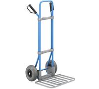 Carretilla para sacos, azul eurokraft pro, A x P de la pala para paquetes 430 x 450 mm, galvanizada
