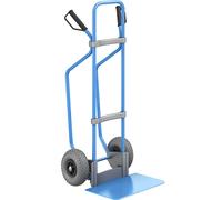 Carretilla para sacos con listones de deslizamiento, azul eurokraft pro, A x P de la pala 450 x 350 mm, azul