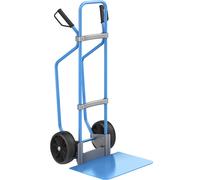 Carretilla para sacos con listones de deslizamiento, azul eurokraft pro, A x P de la pala 450 x 500 mm, azul