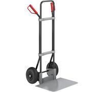 Carretilla para sacos, negra eurokraft pro, A x P de la pala 450 x 500 mm, galvanizada