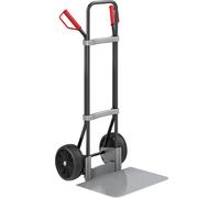 Carretilla para sacos, negra eurokraft pro, A x P de la pala 450 x 500 mm, galvanizada